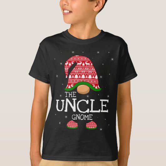 De oom Gnome kerstwedstrijd komt overeen met de ke T-shirt (Voorkant)