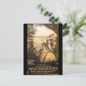  De Oorlog Bonnet 1914 Film Briefkaart (Staand voorkant)