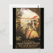  De Oorlog Bonnet 1914 Film Briefkaart (Voorkant / Achterkant)