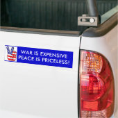 DE OORLOG IS EEN KOMENDE VREDE IS PRICELbumperstic Bumpersticker (Op Truck)