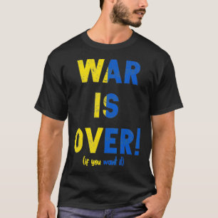 De oorlog is voorbij aan de steun van Oekraïne, wa T-shirt
