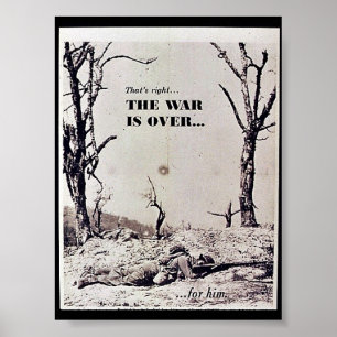 De oorlog is voorbij poster