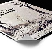 De oorlog is voorbij poster (Hoek)