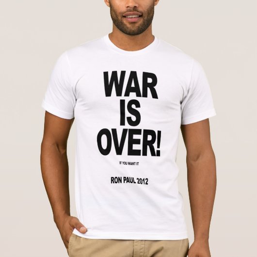 DE OORLOG IS VOORBIJ! Stemming: 20 juni 2012 T-shirt (Voorkant)