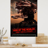 De oorlog van de wereld het echte verhaal van de f poster (Keuken)
