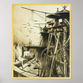 De Oorlog van de Werelden (1906) Poster
