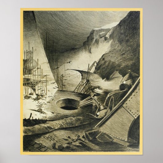 De Oorlog van de Werelden (1906) Poster (Voorkant)