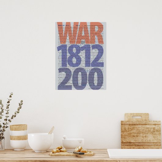 De oorlog van het Poster van 1812 (Keuken)