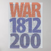 De oorlog van het Poster van 1812 (Voorkant)