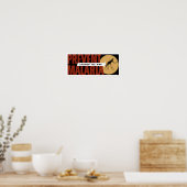 De oorlog verkorten — Malaria voorkomen Poster (Keuken)
