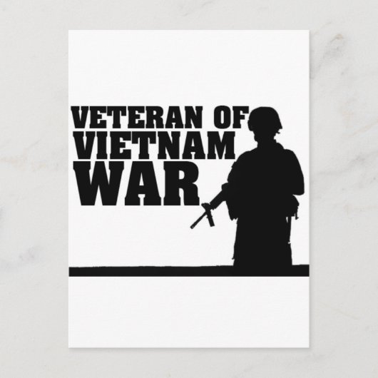 De Oorlog Verteran van Vietnam Briefkaart (Voorkant)