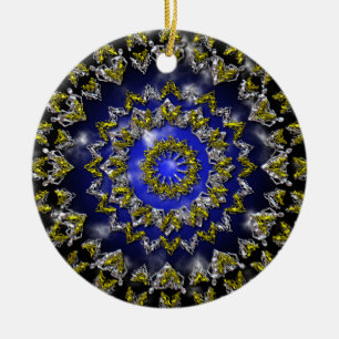 De Oorsprong Goud en Zilver Met Plasma Ornament