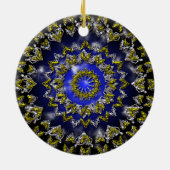 De Oorsprong Goud en Zilver Met Plasma Ornament (Achterkant)