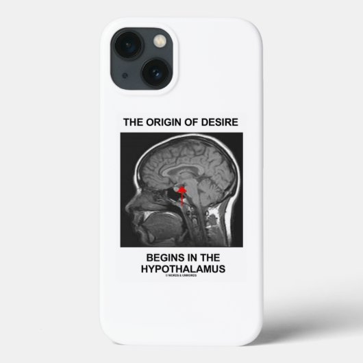 De oorsprong van de ziekte begint in de hypothalam Case-Mate iPhone case (Achterkant)