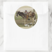 De oorspronkelijke ATV Ronde Sticker (Tas)