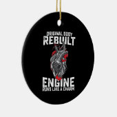 De oorspronkelijke carrosserie-herbouwde motor dra keramisch ornament (Rechts)
