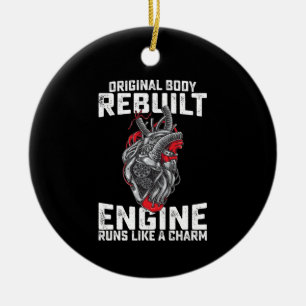 De oorspronkelijke carrosserie-herbouwde motor dra keramisch ornament