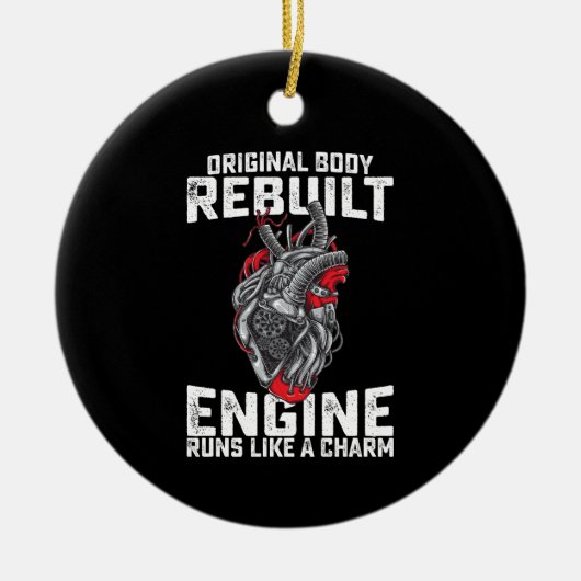 De oorspronkelijke carrosserie-herbouwde motor dra keramisch ornament (Voorkant)