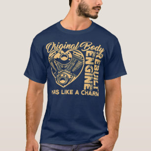 De oorspronkelijke carrosserie-herbouwde motor dra t-shirt