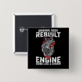 De oorspronkelijke carrosserie-herbouwde motor dra vierkante button 5,1 cm (Voorkant /achterkant)