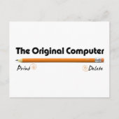 De oorspronkelijke computer briefkaart (Voorkant)