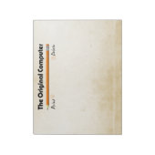 De oorspronkelijke computer notitieblok (Linkerzijde)