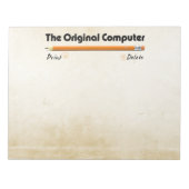 De oorspronkelijke computer notitieblok (Voorkant)