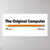 De oorspronkelijke computer poster (Voorkant)