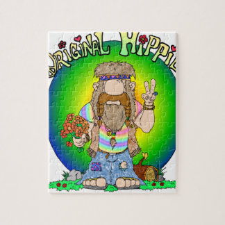 De oorspronkelijke hippie legpuzzel