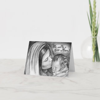 De oorspronkelijke Kerstkaart van de Tekening van Feestdagen Kaart