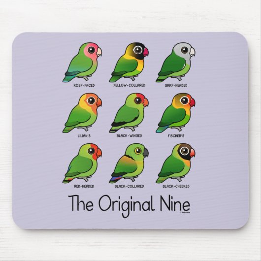 De oorspronkelijke negen muismat (Voorkant)