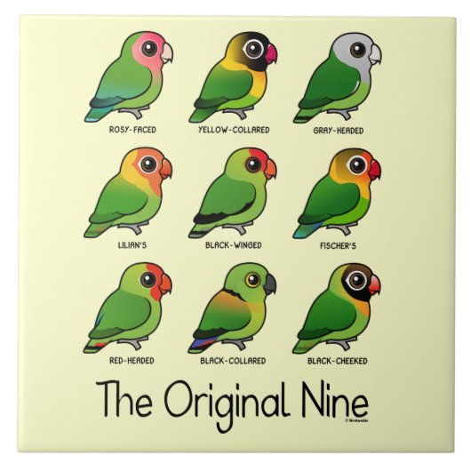 De oorspronkelijke negen tegeltje (Voorkant)