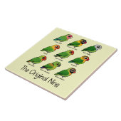 De oorspronkelijke negen tegeltje (Zijkant)