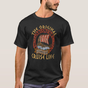 De oorspronkelijke Noorse cruise line Viking Boat  T-shirt