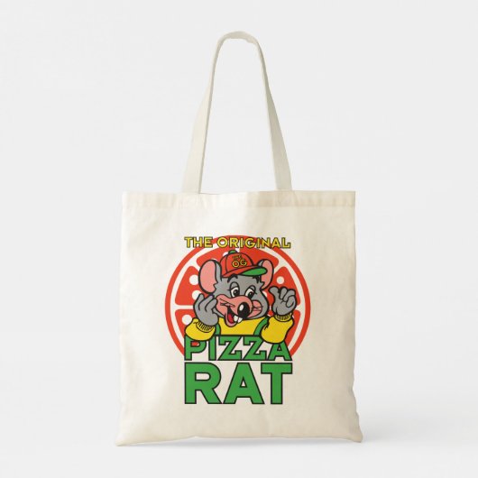 De oorspronkelijke Pizza Rat Tote Bag (Achterkant)