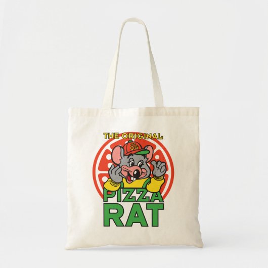 De oorspronkelijke Pizza Rat Tote Bag (Voorkant)