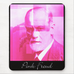 De oorspronkelijke roze Freud Mousepad Muismat