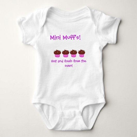 DE OORSPRONKELIJKE Studmuffin-baby Romper (Voorkant)