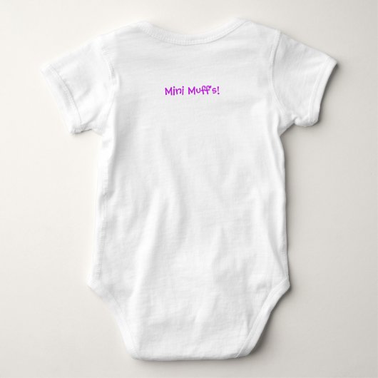 DE OORSPRONKELIJKE Studmuffin-baby Romper (Achterkant)