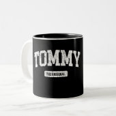 De oorspronkelijke Tommy gaf de naam Pride Birthda Tweekleurige Koffiemok (Voorkant links)