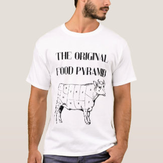 De oorspronkelijke voedselpiramide t-shirt