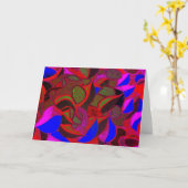 De oorspronkelijke Wenskaarten van het Ontwerp Kaart (Gele Bloem)