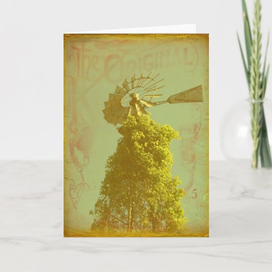 De oorspronkelijke windmolen kaart (Voorkant)