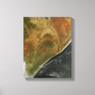 De Oost-Afrikaanse landen Canvas Afdruk