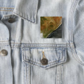 De Oost-Afrikaanse landen Vierkante Button 5,1 Cm (In situ)
