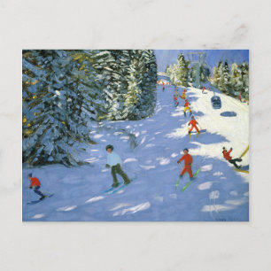 De Oostenrijkse Alpen 2004 van de gondel Briefkaart