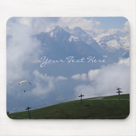 De Oostenrijkse douane van Alpen mousepad Muismat (Voorkant)