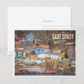 De oostkust, Canada Briefkaart (Voorkant / Achterkant)