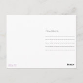 De oostkust, Canada Briefkaart (Achterkant)