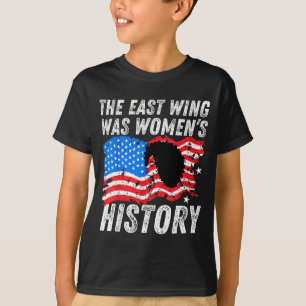 De oostvleugel was een grappige quote over vrouwen t-shirt